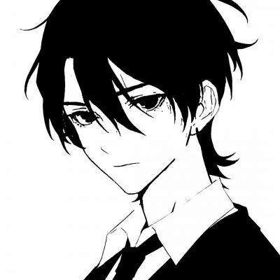 #黑白的男生头像(图3)
