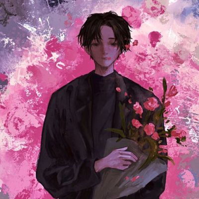 氛围感优质手绘男头集｜野鹤奔闲云(图1)