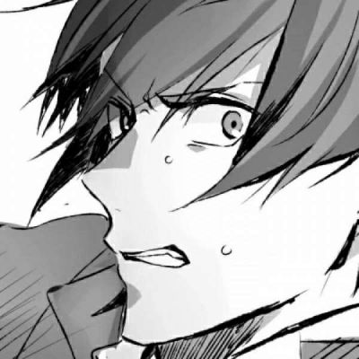 黑白动漫男头/聊天聊出来的感觉往往会已不聊天而结束.(图1)