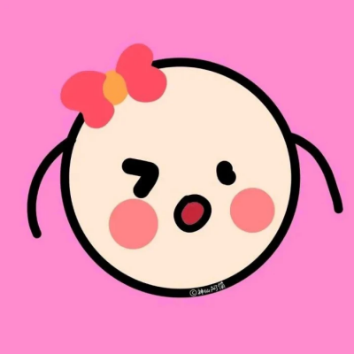 她是奔跑在人间的另外一个月亮手绘可爱简笔画头像O(∩_∩)O(图1)