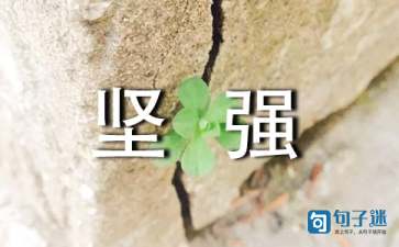 励志坚强的名言