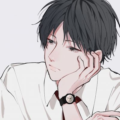 温柔意境优质手绘男头集｜一起去看海吗(图5)