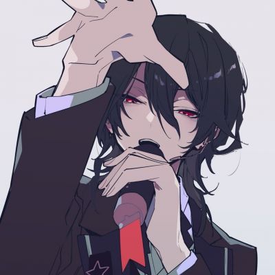 意境魅力手绘动漫男头集｜今晚也失眠(图1)