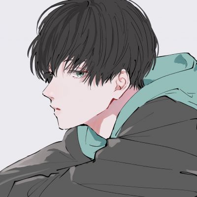 温柔意境优质手绘男头集｜一起去看海吗(图1)