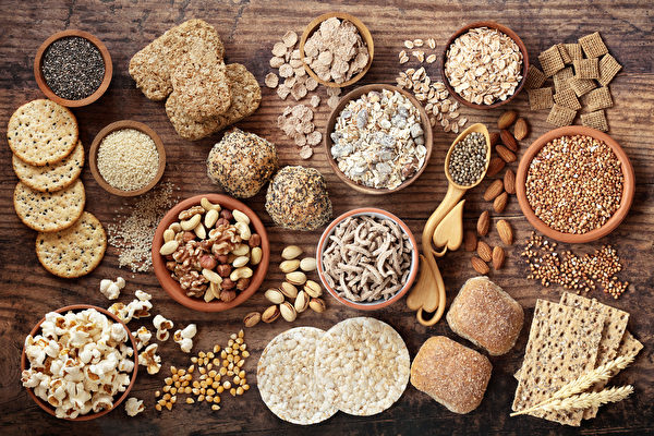 五谷杂粮对于心血管、肾脏都有益处。(Shutterstock)