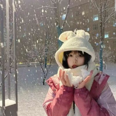 女头（冬天意境）‖这个冬天有人给你捂手吗(图5)