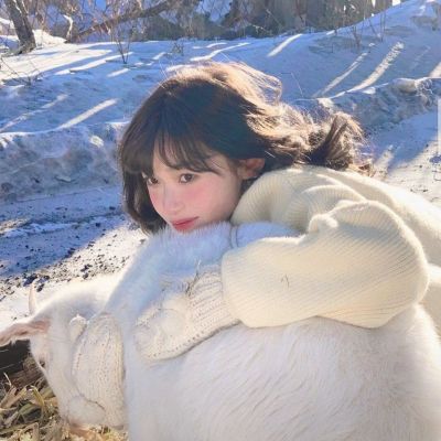 女头（冬天意境）‖这个冬天有人给你捂手吗(图9)