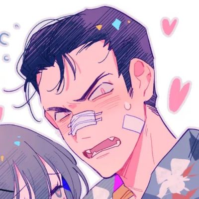 一对两张气质手绘动漫情头集｜一般等价物(图4)