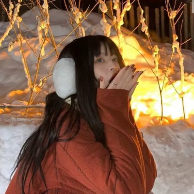 女头（冬天意境）‖这个冬天有人给你捂手吗(图6)