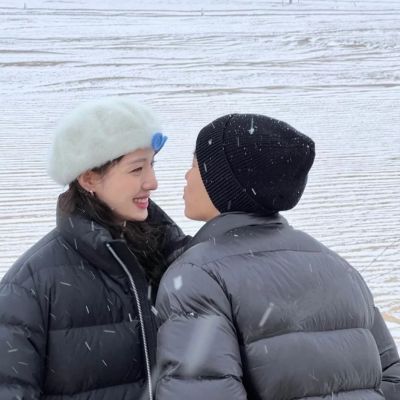 情侣头像/下雪情头/冬天氛围感满满(图3)