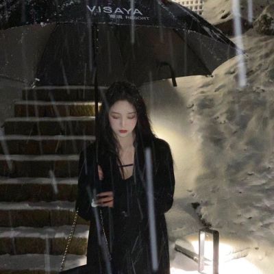 情侣头像/下雪情头/冬天氛围感满满(图5)