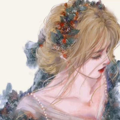 氛围感魅力手绘插画女头集｜十里顾清欢(图5)