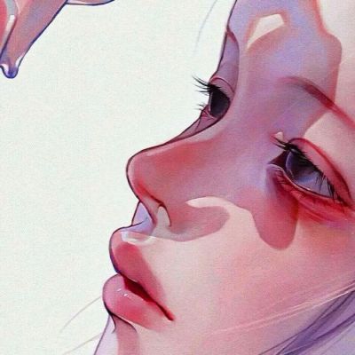 氛围感魅力手绘插画女头集｜十里顾清欢(图2)