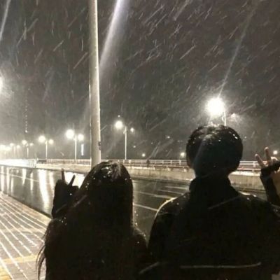 情侣头像/下雪情头/冬天氛围感满满(图14)