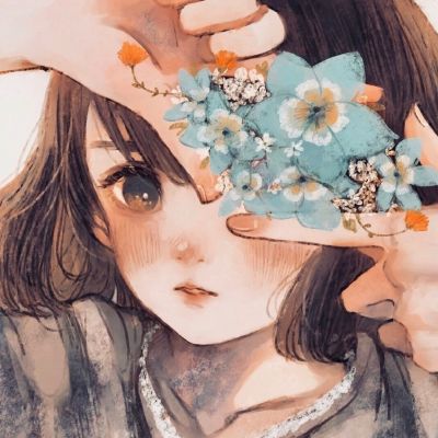 氛围感魅力手绘插画女头集｜十里顾清欢(图4)