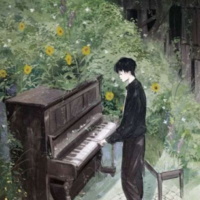 花见.绿色系列/手绘男头.(图6)