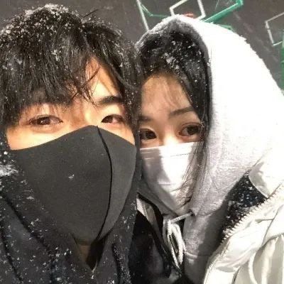 情侣头像/下雪情头/冬天氛围感满满(图9)