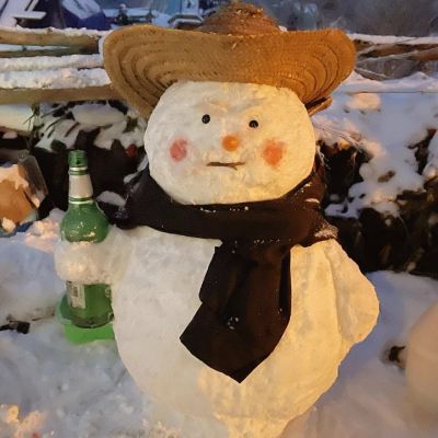 今年的雪人⛄适合冬天的朋友圈背景图