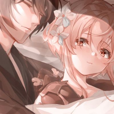 一对两张气质手绘动漫情头集｜还会记得吗(图6)