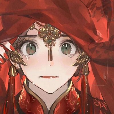 氛围感意境手绘动漫情头集｜犹怜君眉川(图1)