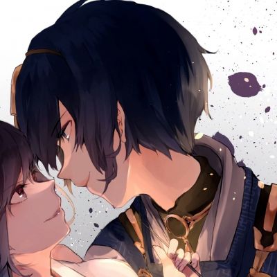 氛围感意境手绘动漫情头集｜犹怜君眉川(图4)