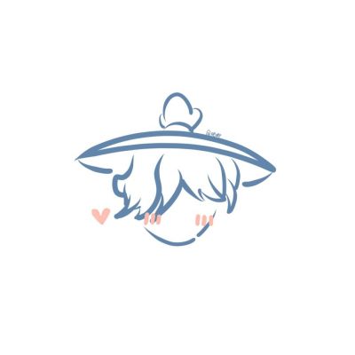 沈星晚    光遇头像｜线稿(图1)