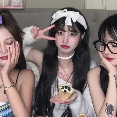 许寻/三人闺蜜头/关系越好合照越少(图5)