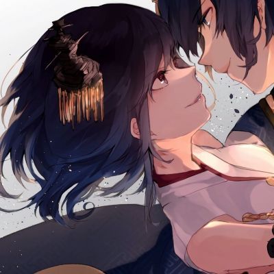 氛围感意境手绘动漫情头集｜犹怜君眉川(图3)