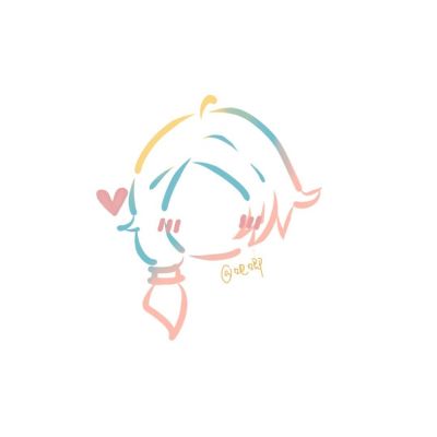 沈星晚    光遇头像｜线稿(图6)