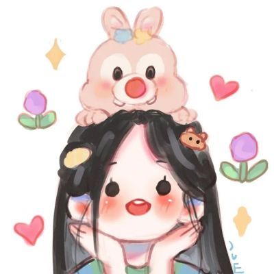 可可爱爱的单人动漫情头｜心动是你｜图源网络侵删(图8)