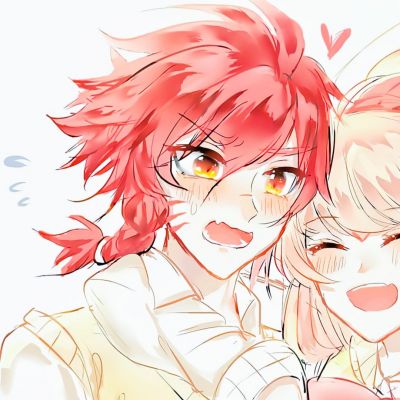 一对两张唯美手绘动漫情头集｜聊寄一枝春(图7)