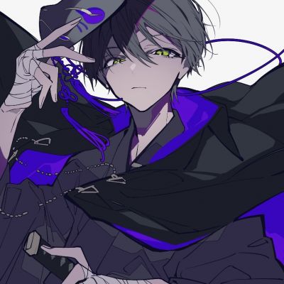 意境魅力手绘动漫男头集｜黑暗终会破晓(图6)