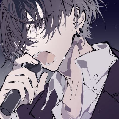 意境魅力手绘动漫男头集｜山川晚行鹤(图10)