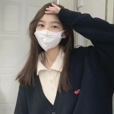 戴口罩女生微信头像意境可爱(图8)