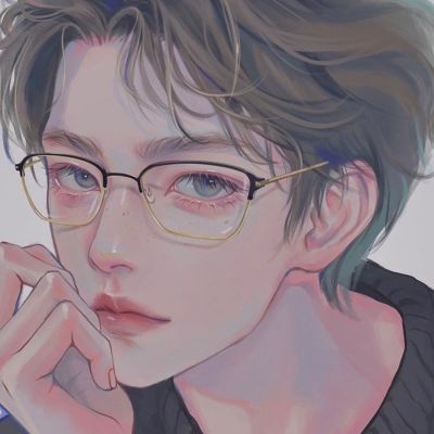 氛围感魅力手绘插画男头集｜别总说反话(图9)