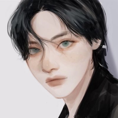 氛围感魅力手绘插画男头集｜别总说反话(图4)