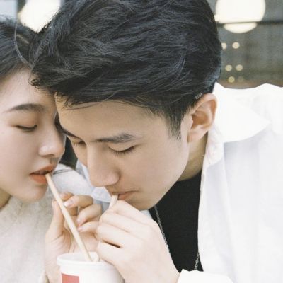 ins真人恩爱情头你一笑 连空气都是甜的啦(图7)