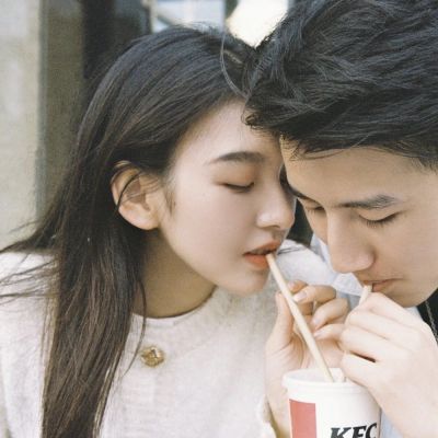 ins真人恩爱情头你一笑 连空气都是甜的啦(图8)