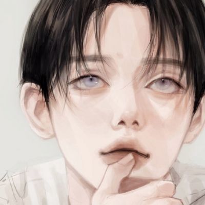 氛围感魅力手绘插画男头集｜别总说反话(图2)