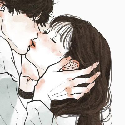 一对两张魅力手绘动漫情头集｜浪漫放映室(图4)