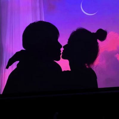 情侣头像意境ins一对两张恩爱(图10)