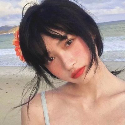 小众氛围感女头★天空蔚蓝蔚蓝的，就像我对你的心，永远都看不透(图6)