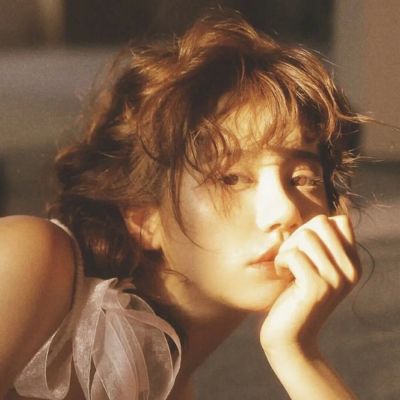 小众氛围感女头★天空蔚蓝蔚蓝的，就像我对你的心，永远都看不透(图9)