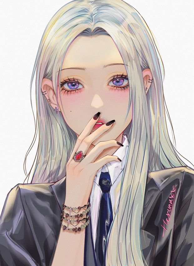 冷淡风头像：你对人人都喜欢，也就是说，你对人人都漠然