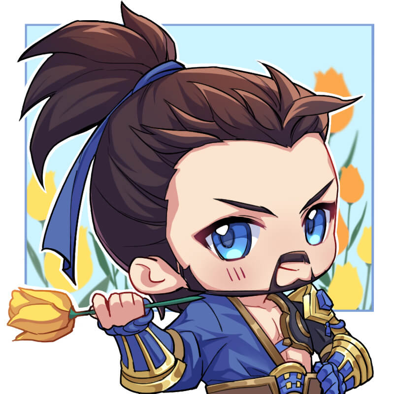 王者荣耀全英雄六周年纪念版头像(图25) 王者荣耀全英雄六周年纪念版头像-宫本武藏